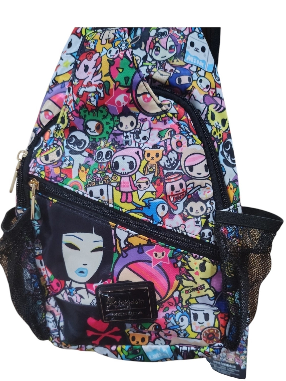 tokidoki Multicolor Character Print Crossbody Sling Bag